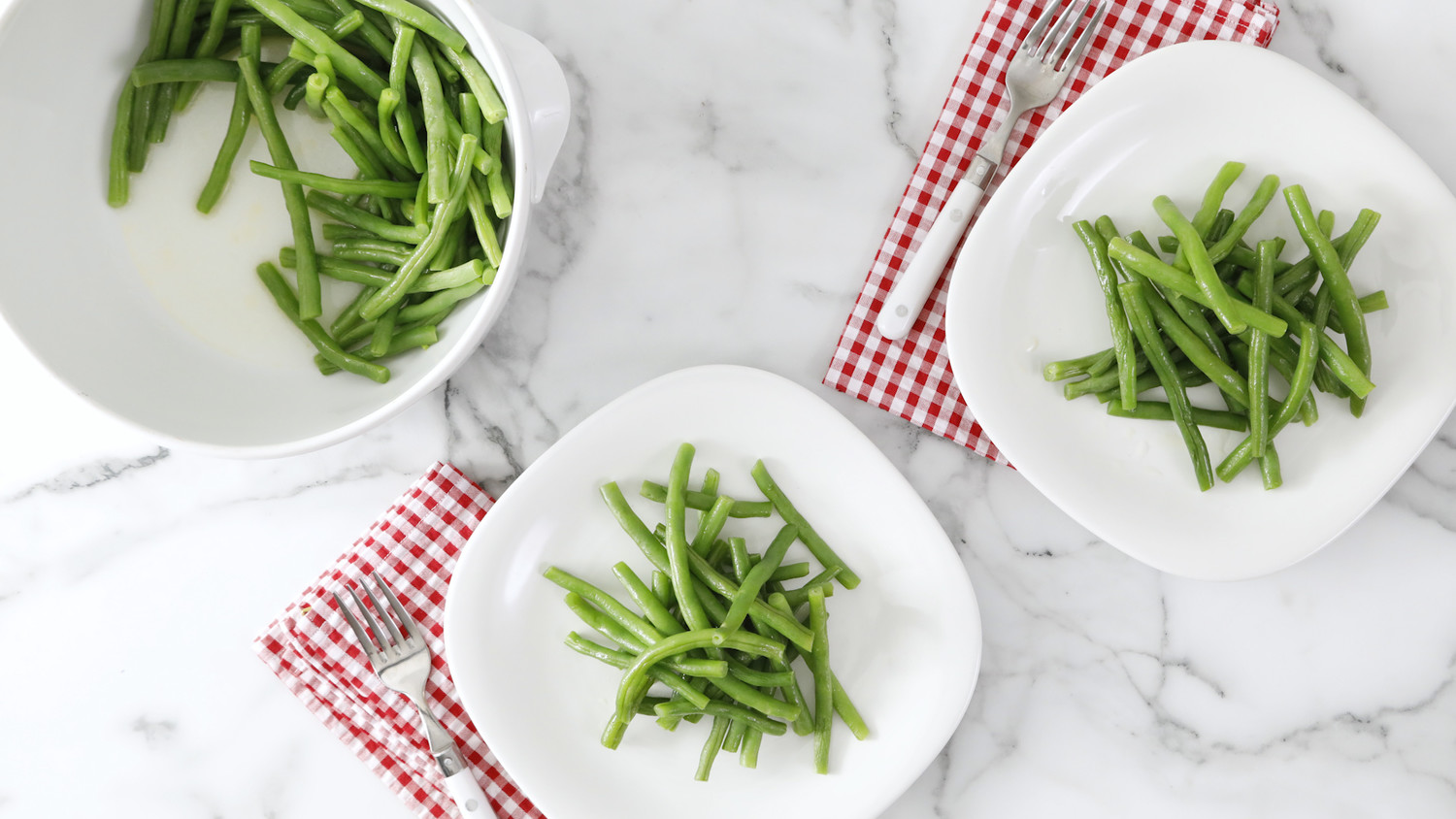 Video Microwave Steamed Garlic Green Beans Martha