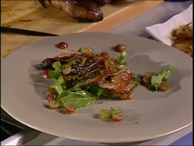Video: Finished Seared Duck Breast with Potato Cakes | Martha Stewart