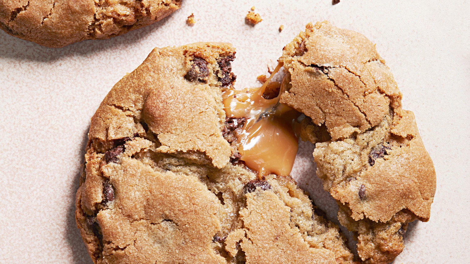 CaramelStuffed Chocolate Chip Cookies