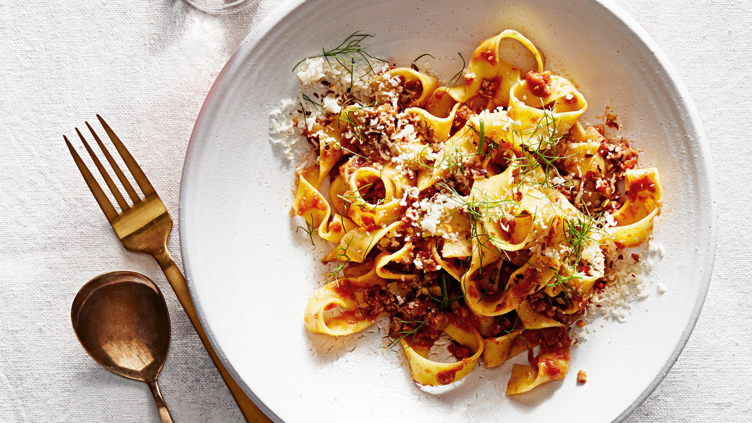 Pappardelle with Quick Fennel Ragu