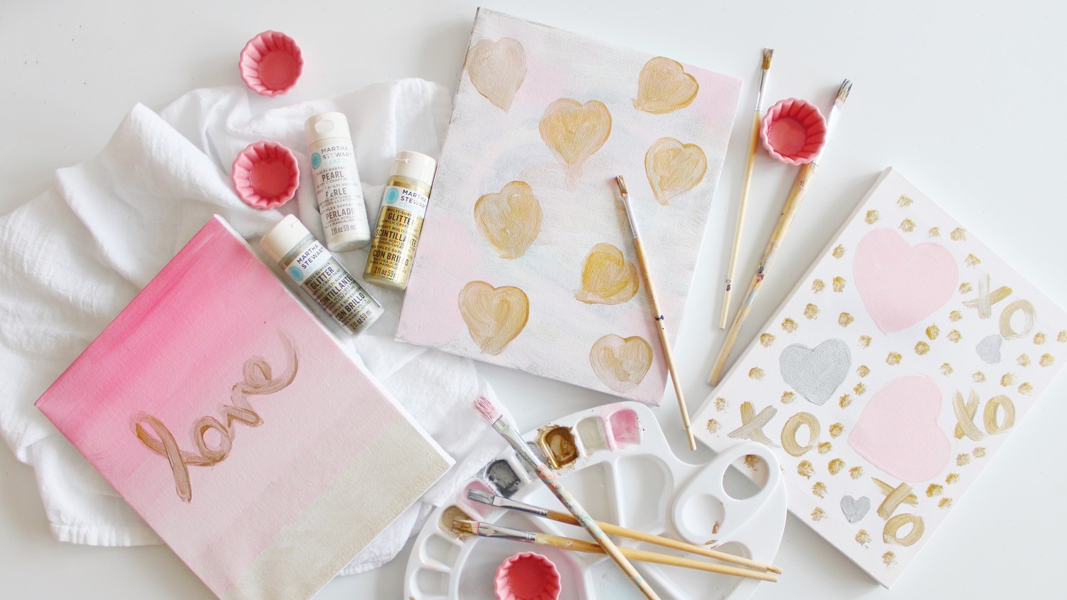 Galentine's Day parfait and paint party