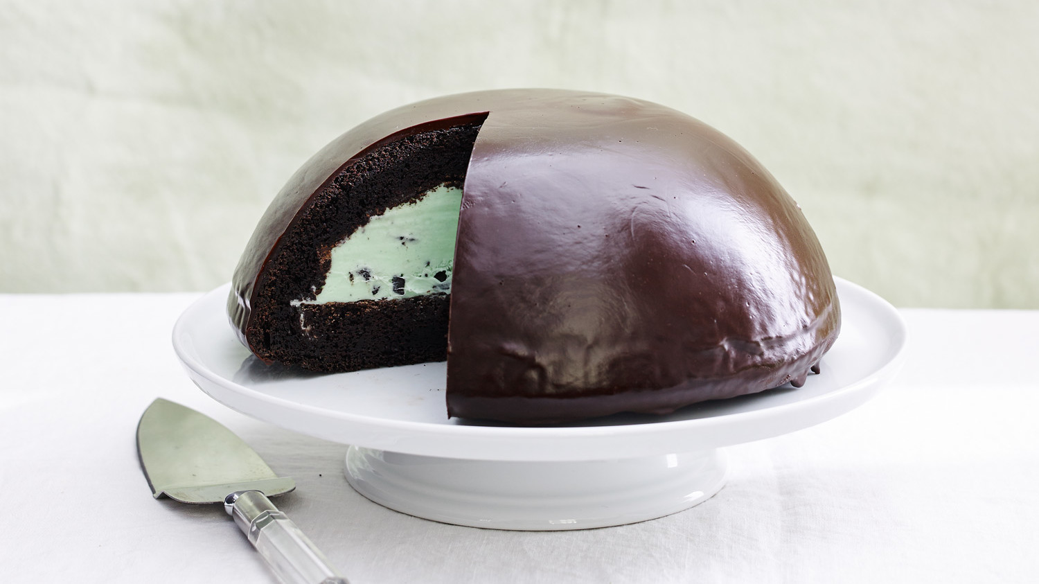 Grasshopper Dome Ice Cream Cake