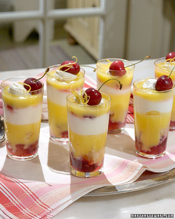 Lemon Cherry Trifle | Martha Stewart