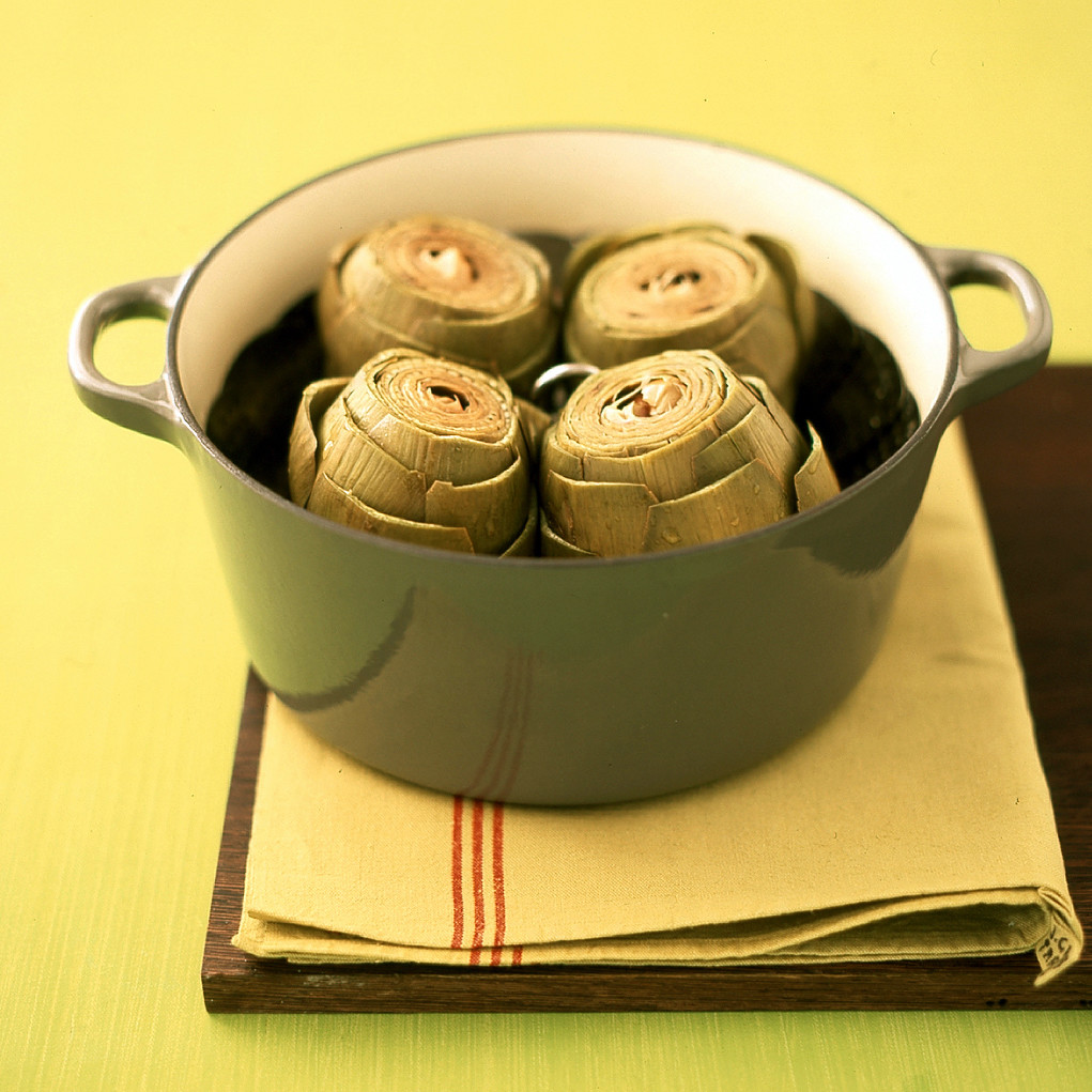Steaming Artichokes Martha Stewart