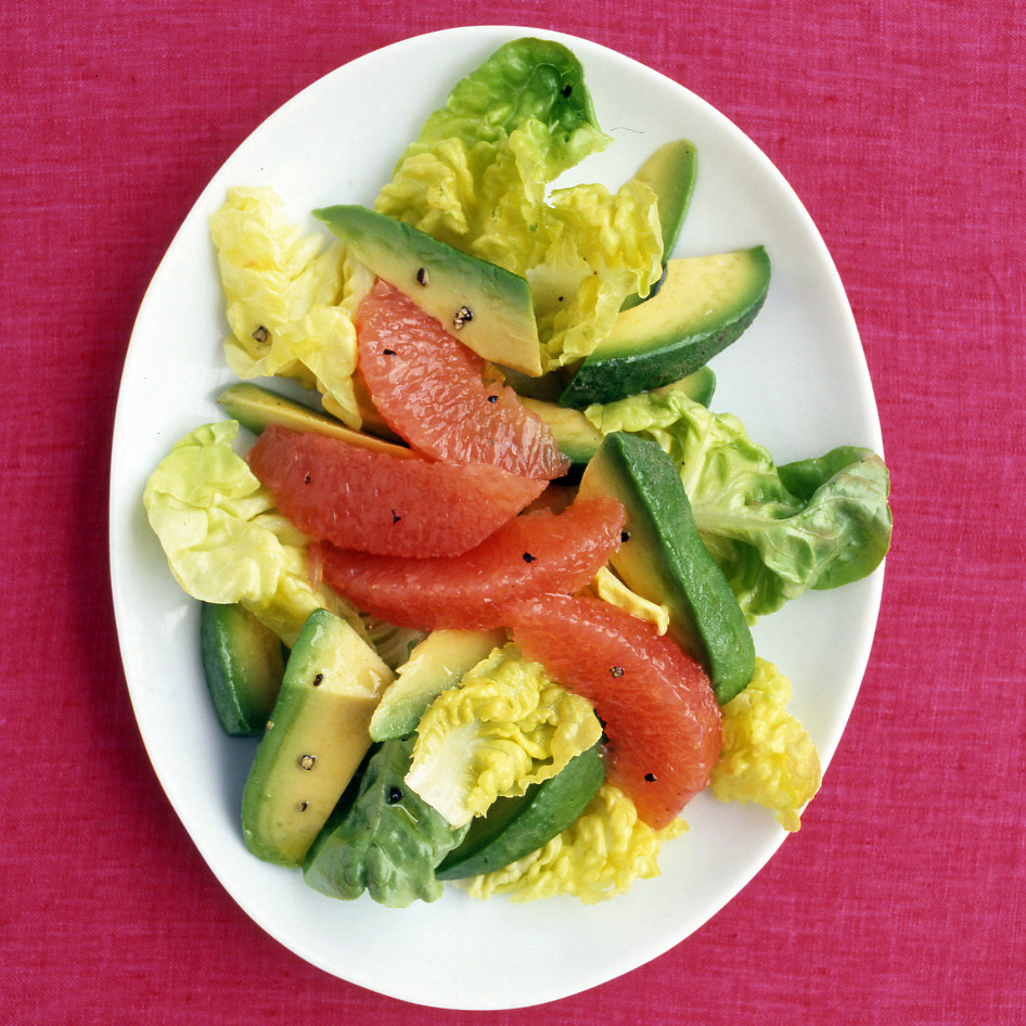PinkGrapefruit and Avocado Salad