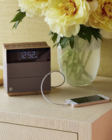 clock with charger