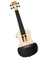black and tan ukulele 
