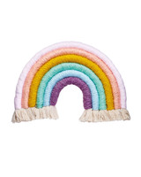 rainbow yarn wallhanging