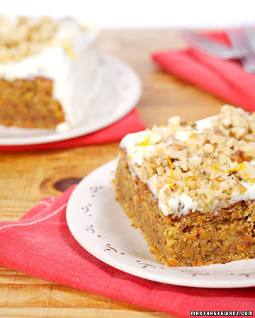 Carrot Cake With Lime Mascarpone Icing Recipe Video Martha Stewart