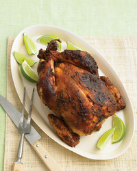 thai roast chicken thighs with coconut rice