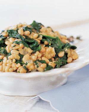 Sauteed Spinach and White Beans_image