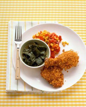 Cornflake-Crusted Baked Chicken image