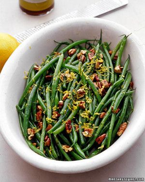 Haricots Verts with Pecans and Lemon_image