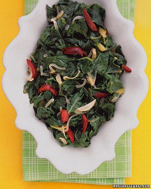 Swiss Chard with Olives image