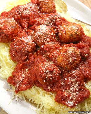 Spaghetti Squash with Turkey Meatballs_image