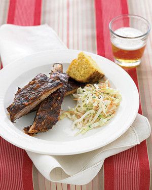 Grilled Spare Ribs with Barbecue Sauce_image