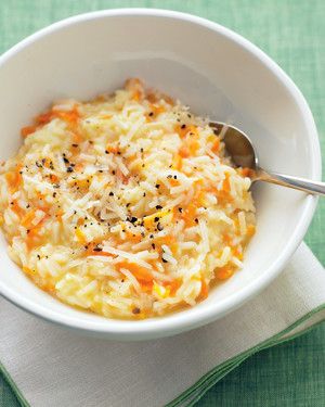 Parmesan-Carrot Risotto | http://homemaderecipes.com/course/pastas-bread/14-risotto-recipes/