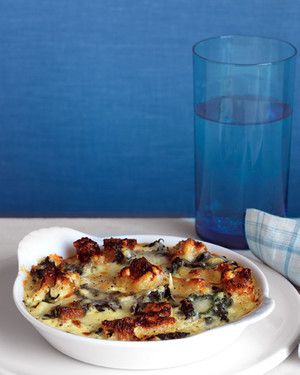 Spinach and Cheddar Strata image