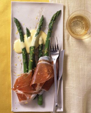 Asparagus with Prosciutto and Lemon Sabayon image
