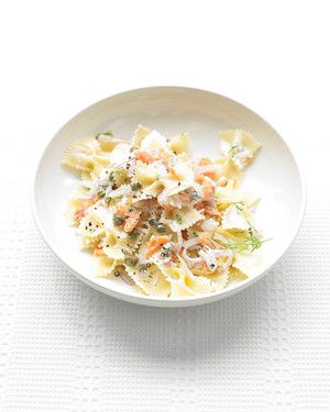 Farfalle Pasta with Smoked Salmon and Cream Cheese image