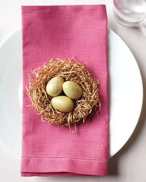 easter table crafts and