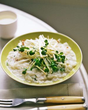 Japanese Risotto with Mushrooms and Scallions image