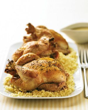 Cornish Game Hens with Apricot Sauce_image