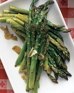Garlicky Roasted Asparagus image