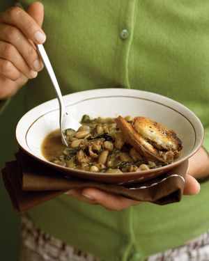 White Bean Soup with Sausage and Collards_image