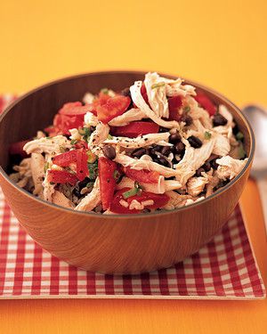 Chicken, Rice, and Black-Bean Salad image