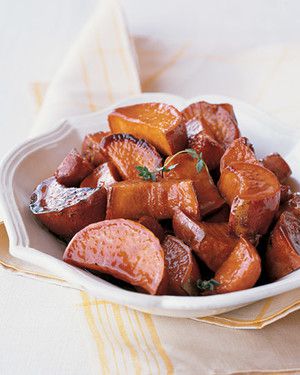 Maple-Glazed Sweet Potatoes image