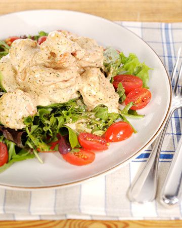 Emeril's Shrimp and Avocado Salad with New Orleans-Style Remoulade Sauce and Baby Greens image