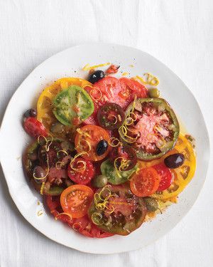 Tomato Salad with Olives and Lemon Zest_image