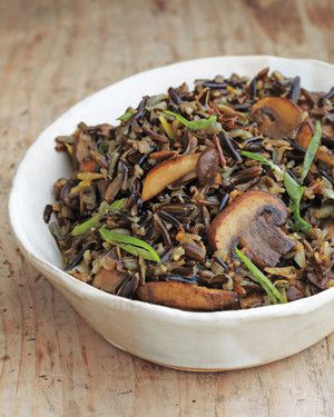 Wild Rice with Balsamic Mushrooms_image