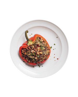 Stuffed Peppers with Wild Rice and Hummus_image