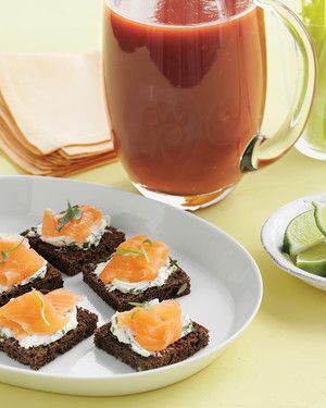 Smoked Salmon Canapes with Tarragon_image