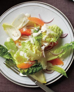 Green Salad with Citrus Dressing_image