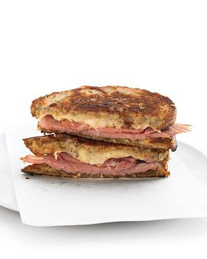 Grilled Ham-and-Gruyere-Cheese Sandwiches_image
