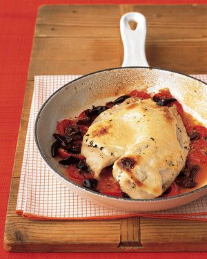 Baked Fish with Tomatoes and Olives image