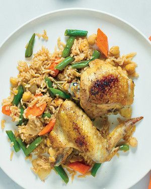 Moroccan Chicken and Rice with Chickpeas_image
