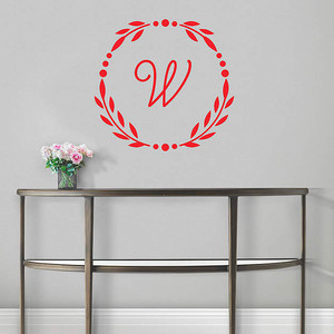 Monogrammed Wall Decal