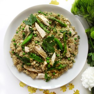 Warm Quinoa and Chicken Salad