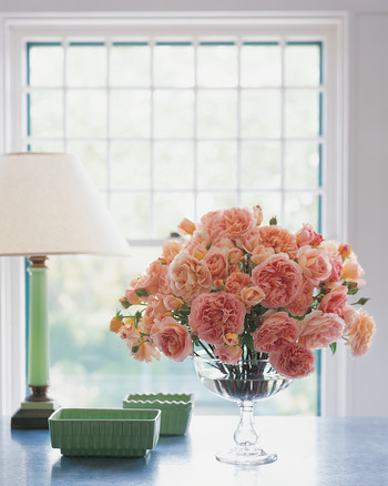 pink flower arrangements martha