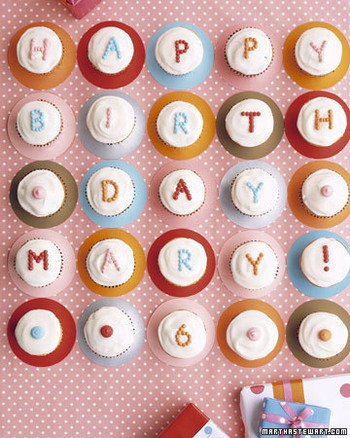 Birthday Cupcakes Martha Stewart