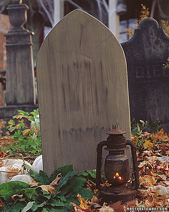 tombstone yard halloween decorations martha stewart