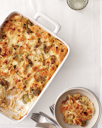 Ham, Swiss, and Tomato Strata Recipe | Martha Stewart