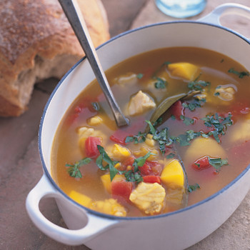 Caldo De Pescado Spanish Fish Soup Recipe Martha Stewart