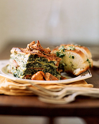 Wild Mushroom And Spinach Lasagna Martha Stewart