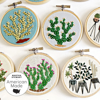 american made benning botanical embroidery