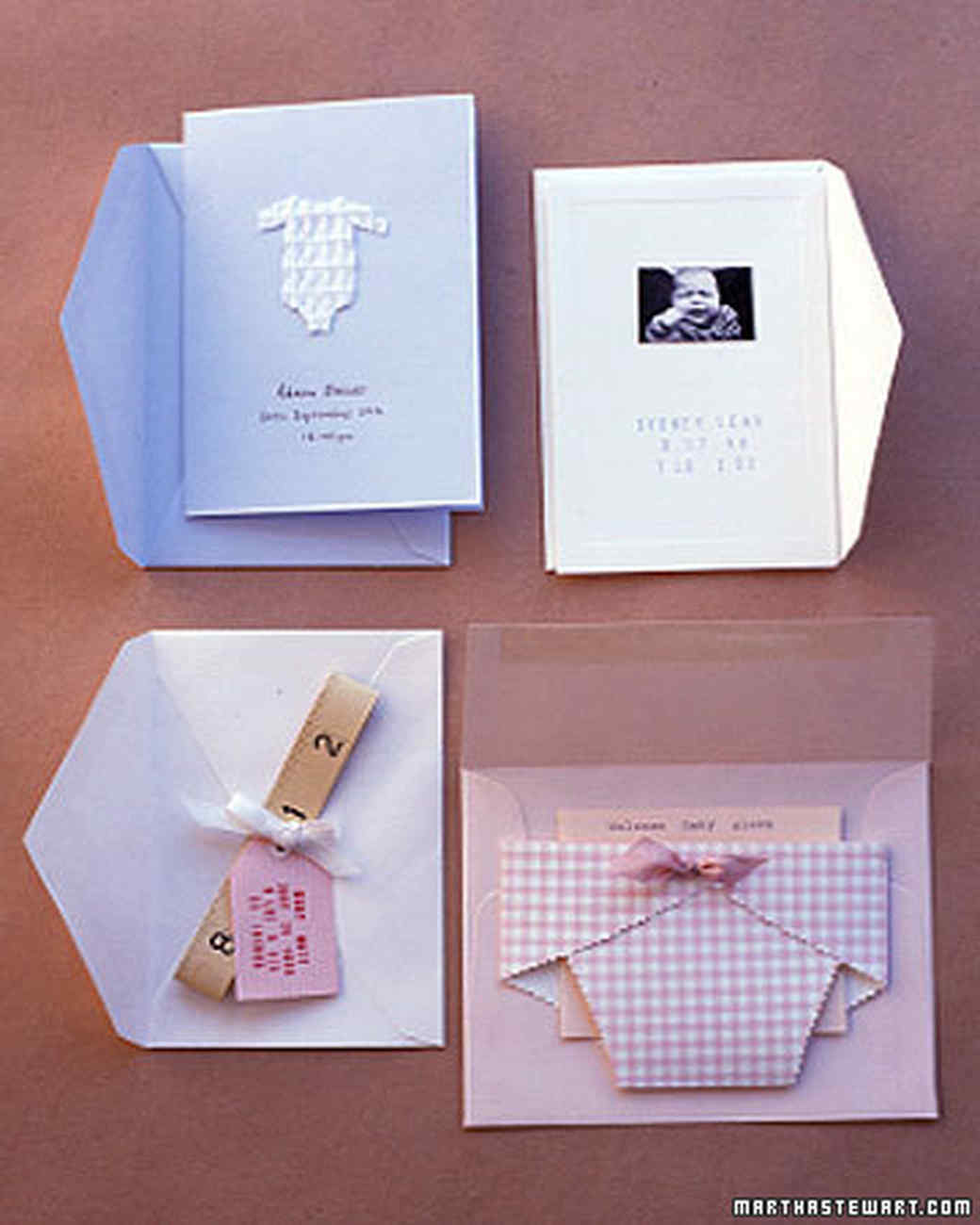 Birth Announcements Martha Stewart